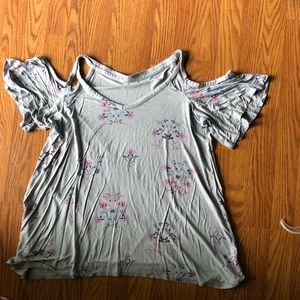 Ana cold shoulder top